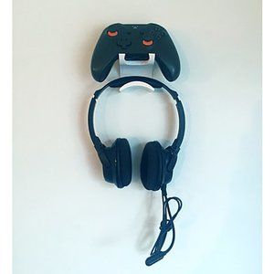 Microsoft Xbox One Controller and Headset Hanger Wall Mount Attachment Accessory
